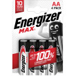 Alkalické baterie AA | 1.5 V DC | 4-Blistr