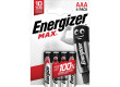 Alkalické baterie AAA | 1.5 V DC | 4-Blistr