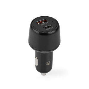 Nabíječka do auta | 2.0 / 3.0 / 3.25 A | Počet výstupů: 2 | Typ portu: USB-A / USB-C™ | 65 W | Automatická Volba Napětí | PD3.0 27W / PD3.0 36W / PD3.0 45W / PD3.0 65W