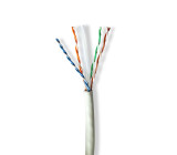 Síťový kabel Roll | CAT6a | Drát | U/UTP | Měď | 100.0 m | Vnitřní | Kulatý | LSZH | Šedá | Dárkový Box