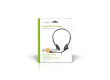 PC sluchátka | Na Uši | Stereo | USB Typ-C ™ / USB-A | Sklopnou Mikrofon | Černá