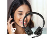 PC sluchátka | Na Uši | Stereo | Bluetooth | Sklopnou Mikrofon | Černá
