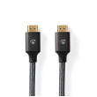 Ultra High Speed HDMI™ Kabel | Konektor HDMI ™ | Konektor HDMI ™ | 8K@60Hz | 48 Gbps | 3.00 m | Kulatý | 6.7 mm | Šedá Gun Metal | Box