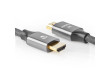 Ultra High Speed HDMI™ Kabel | Konektor HDMI ™ | Konektor HDMI ™ | 8K@60Hz | 48 Gbps | 3.00 m | Kulatý | 6.7 mm | Šedá Gun Metal | Box