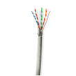 Síťový kabel Roll | CAT6 | Drát | S / FTP | CCA | 305.0 m | Vnitřní | Kulatý | PVC | Šedá | Box