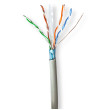Síťový kabel Roll | CAT6 | Lanko | F / UTP | CCA | 305.0 m | Vnitřní | Kulatý | PVC | Šedá | Dárkový Box