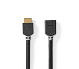 High Speed HDMI™ kabel s Ethernetem | Konektor HDMI ™ | HDMI ™ Zásuvka | 8K@60Hz | eARC | 48 Gbps | 1.00 m | Kulatý | PVC | Antracit | Box