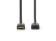 High Speed HDMI™ kabel s Ethernetem | Konektor HDMI ™ | HDMI ™ Zásuvka | 4K@60Hz | ARC | 18 Gbps | 3.00 m | Kulatý | PVC | Antracit | Box