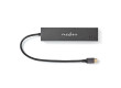 USB hub | 1x USB-C™ 3.2 Gen 2 Male | USB-C™ 3.2 Gen 2 Female with PD 3.0 / 3x USB-C™ 3.2 Gen 2 Female | 4 Porty port(s) | USB 3.2 Gen 2 | Napájení z USB | 10 Gbps