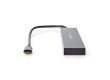 USB hub | 1x USB-C™ 3.2 Gen 2 Male | USB-C™ 3.2 Gen 2 Female with PD 3.0 / 3x USB-C™ 3.2 Gen 2 Female | 4 Porty port(s) | USB 3.2 Gen 2 | Napájení z USB | 10 Gbps