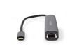USB Multiport Adaptér | USB 3.2 Gen 1 | USB-C™ Zástrčka | RJ45 Zásuvka / USB-A Zásuvka / USB-C™ Zásuvka / Výstup HDMI™ | 5 Gbps | 0.20 m | Kulatý | Pozlacené | PVC | Antracit | Box