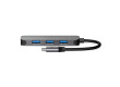 USB hub | 1x USB-C™ | 4x USB A Female | 4 Porty port(s) | USB 3.2 Gen 1 | Napájení z USB | 5 Gbps