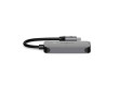 USB Multiport Adaptér | USB 3.2 Gen 1 | USB-C™ Zástrčka | USB-A Zásuvka / USB-C™ Zásuvka / Výstup HDMI™ | 5 Gbps | 0.10 m | Kulatý | Poniklované | PVC | Šedá | Box
