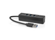 USB hub | USB-A Zástrčka | 3x USB A Zásuvka | 5 Portů port(s) | USB 3.2 Gen 1 | Napájení z USB | 5 Gbps | SD & MicroSD