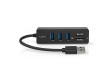 USB hub | USB-A Zástrčka | 3x USB A Zásuvka | 5 Portů port(s) | USB 3.2 Gen 1 | Napájení z USB | 5 Gbps | SD & MicroSD