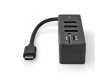 USB hub | 1x USB-C™ | 3x USB A Zásuvka | 5 Portů port(s) | USB 3.2 Gen 1 | Napájení z USB | 5 Gbps | SD & MicroSD