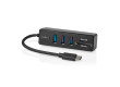 USB hub | 1x USB-C™ | 3x USB A Zásuvka | 5 Portů port(s) | USB 3.2 Gen 1 | Napájení z USB | 5 Gbps | SD & MicroSD