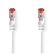 Síťový kabel CAT6a | S / FTP | RJ45 Zástrčka | RJ45 Zástrčka | 0.50 m | Snagless | Kulatý | LSZH | Bílá | Box