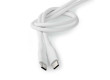 USB kabel | USB 2.0 | USB-C™ Zástrčka | USB-C™ Zástrčka | 60 W | 480 Mbps | Poniklované | 1.50 m | Kulatý | Silikonový | Bílá | Box