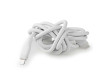 Lightning Kabel | USB 2.0 | Apple Lightning 8pinový | USB-C™ Zástrčka | 480 Mbps | Poniklované | 1.50 m | Kulatý | Silikonový | Bílá | Box