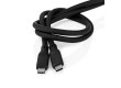 USB kabel | USB 3.2 Gen 1 | USB-C™ Zástrčka | USB-C™ Zástrčka | 60 W | 8K@30Hz | 5 Gbps | Poniklované | 1.50 m | Kulatý | Silikonový | Černá | Box