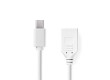 Mini DisplayPort kabel | DisplayPort 1.2 | Mini DisplayPort Zástrčka | DisplayPort Zásuvka | 21.6 Gbps | Poniklované | 0.20 m | Kulatý | PVC | Bílá | Box