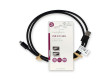 USB kabel | USB 2.0 | USB-A Zástrčka | USB Micro-B Zástrčka | 10 W | 480 Mbps | Poniklované | 1.00 m | Kulatý | PVC | Černá | Label