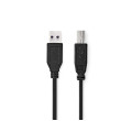 USB kabel | USB 3.2 Gen 1 | USB-A Zástrčka | USB-B Zástrčka | 5 Gbps | Poniklované | 2.00 m | Kulatý | PVC | Černá | Box