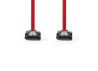 Kabel SATA | 1.5 Gbps | SATA 7-Pin Zásuvka | SATA 7-Pin Zásuvka | Poniklované | 0.50 m | Plochý | PVC | Červená | Box