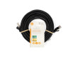 Síťový kabel CAT5e | SF / UTP | RJ45 Zástrčka | RJ45 Zástrčka | 10.0 m | Kulatý | PVC | Černá | Label
