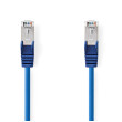 Síťový kabel CAT5e | SF / UTP | RJ45 Zástrčka | RJ45 Zástrčka | 2.00 m | Kulatý | PVC | Modrá | Label