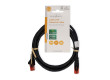 Síťový kabel CAT6 | RJ45 Zástrčka | RJ45 Zástrčka | U/UTP | 2.00 m | Kulatý | PVC | Černá | Label