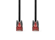 Síťový kabel CAT6 | RJ45 Zástrčka | RJ45 Zástrčka | U/UTP | 20.0 m | Kulatý | PVC | Černá | Label