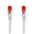 Síťový kabel CAT6 | RJ45 Zástrčka | RJ45 Zástrčka | U/UTP | 0.25 m | Kulatý | PVC | Bílá | Label