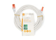 Síťový kabel CAT6 | RJ45 Zástrčka | RJ45 Zástrčka | U/UTP | 5.00 m | Kulatý | PVC | Bílá | Label