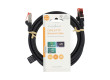 Síťový kabel CAT6 | RJ45 Zástrčka | RJ45 Zástrčka | S / FTP | 2.00 m | Kulatý | LSZH | Černá | Label
