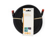 Síťový kabel CAT6 | RJ45 Zástrčka | RJ45 Zástrčka | S / FTP | 20.0 m | Kulatý | LSZH | Černá | Label