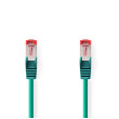 Síťový kabel CAT6 | RJ45 Zástrčka | RJ45 Zástrčka | S / FTP | 15.0 m | Kulatý | LSZH | Zelená | Label