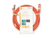 Síťový kabel CAT6 | RJ45 Zástrčka | RJ45 Zástrčka | S / FTP | 2.00 m | Kulatý | LSZH | Oranžová | Label