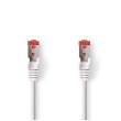 Síťový kabel CAT6 | RJ45 Zástrčka | RJ45 Zástrčka | S / FTP | 0.25 m | Vnitřní | Kulatý | LSZH | Bílá | Box