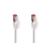 Síťový kabel CAT6 | RJ45 Zástrčka | RJ45 Zástrčka | S / FTP | 0.25 m | Vnitřní | Kulatý | LSZH | Bílá | Box