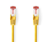 Síťový kabel CAT6 | RJ45 Zástrčka | RJ45 Zástrčka | S / FTP | 0.50 m | Kulatý | LSZH | Žlutá | Label