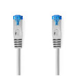 Síťový kabel CAT6a | S / FTP | RJ45 Zástrčka | RJ45 Zástrčka | 5.00 m | Snagless | Kulatý | LSZH | Bílá | Label