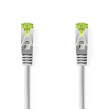 Síťový kabel CAT7 | S / FTP | RJ45 Zástrčka | RJ45 Zástrčka | 0.50 m | Snagless | Kulatý | LSZH | Šedá | Label