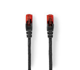 Síťový kabel CAT6 | RJ45 Zástrčka | RJ45 Zástrčka | U/UTP | 50.0 m | Venkovní | Kulatý | PE | Černá | Label