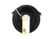 Síťový kabel CAT6 | RJ45 Zástrčka | RJ45 Zástrčka | U/UTP | 50.0 m | Venkovní | Kulatý | PE | Černá | Label