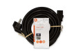 Napájecí kabel | Typ F Zástrčka | IEC-320-C13 | Úhlový | Přímý | Poniklované | 5.00 m | Kulatý | PVC | Černá | Label