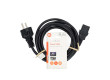Napájecí kabel | Typ F Zástrčka | IEC-320-C13 | Přímý | Přímý | Poniklované | 3.00 m | Kulatý | PVC | Černá | Label