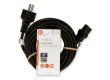 Napájecí kabel | Typ F Zástrčka | IEC-320-C13 | Přímý | Přímý | Poniklované | 5.00 m | Kulatý | PVC | Černá | Label
