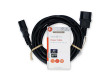 Napájecí kabel | IEC-320-C14 | IEC-320-C13 | Přímý | Přímý | Poniklované | 3.00 m | Kulatý | PVC | Černá | Label